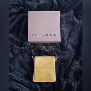 Vintage Louis Vuitton Mott in Yellow Vernis